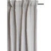Rideau avec bande de pliage Sunshine 140 x 290cm, Ash (gris)