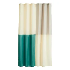 Rideau de douche Check 180x200 cm, Green
