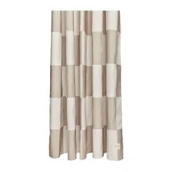 Rideau de douche Chess 180x200 cm, Clay-offwhite