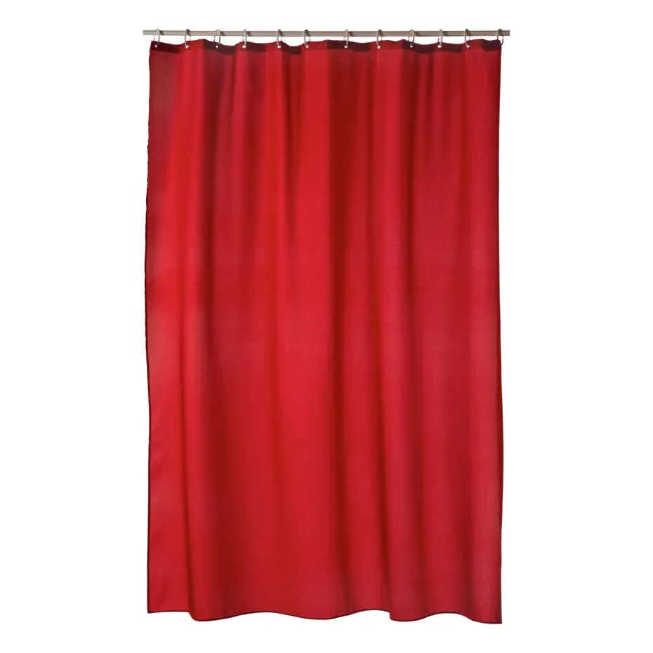 Rideau de douche Match 200x240 cm, extra haut (rouge)