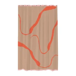 Rideau de douche Nova Arte 150x200 cm, Latte-orange