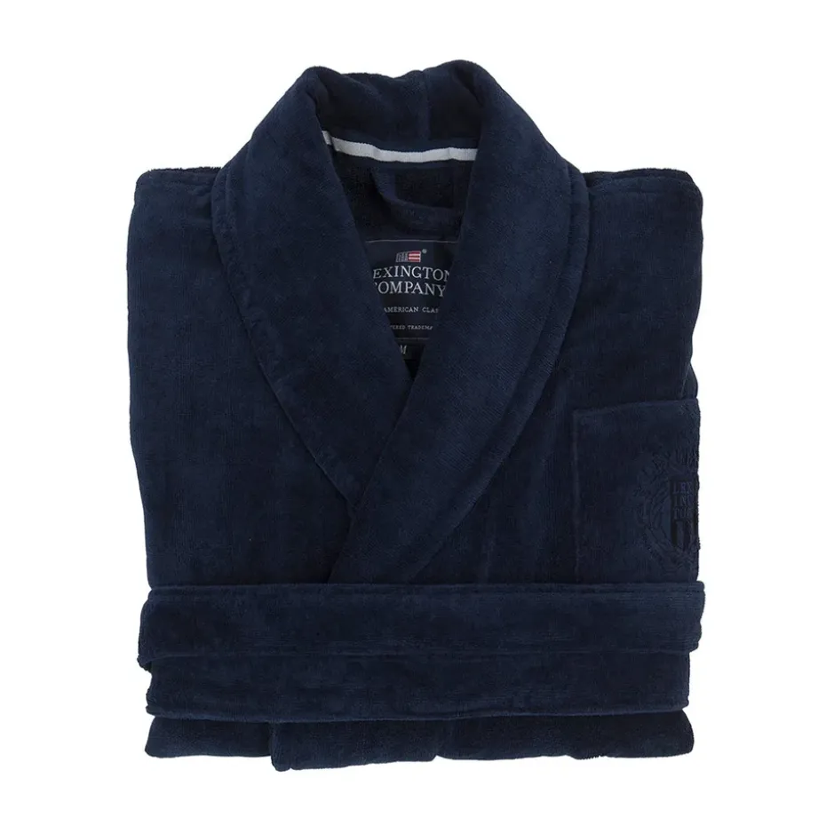 Robe de chambre Hotel Velour S, Dress Blue