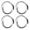 Rond de serviette Vasa Lot de 4, Argenté