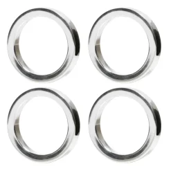 Rond de serviette Vasa Lot de 4, Argenté