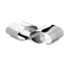Ronde serviette effet miroir Radford 2 pièces, Acier inoxydable