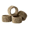 Ronds de serviette Nori, Lot de 4, Naturel