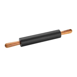 Rouleau à pâtisserie en silicone Staub L, Bois d'acacia noir
