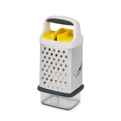Râpe Multi grip avec récipient 17 cm, Jaune
