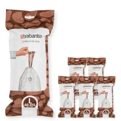 Sac poubelle Brabantia PerfectFit 120 sacs, Modèle L, 40-45 L