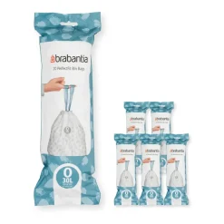 Sac poubelle Brabantia PerfectFit 120 sacs, Modèle O, 30 L