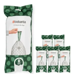Sac poubelle Brabantia PerfectFit 120 sacs, Modèle R, 36 L