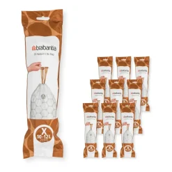 Sac poubelle Brabantia PerfectFit 200 sacs, Modèle x, 10-12 l