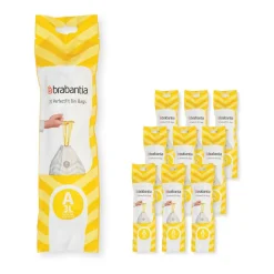 Sac poubelle Brabantia PerfectFit 200 sacs, Modèle A, 3 L