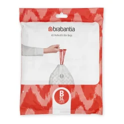 Sac poubelles Brabantia PerfectFit Lot de 40, 5 litres