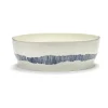 Saladier Ottolenghi Feast Ø27,5 cm, White stripes-blue