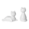 Salière & poivrier Chat, Blanc