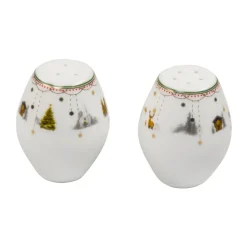 Salière & poivrière Julemorgen Story, 2 pièces, Blanc
