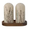 Salière et poivrière Bea, 2 pièces, Nature
