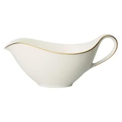 Saucière Anmut Gold sans soucoupe, Blanc