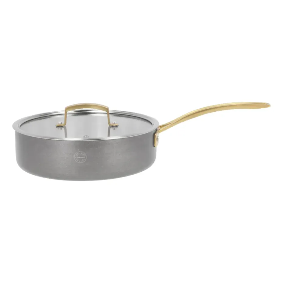 Sauteuse à couvercle Durance Ø24 cm, Acier inoxydable