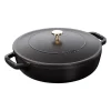 Sauteuse Chistera Ø28 cm 3,7 L, Noir