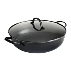 Sauteuse en fonte légère Satake avec revêtement céramique, 30 cm