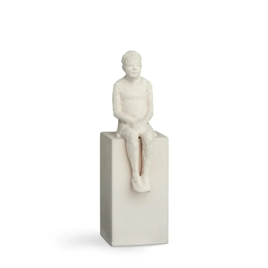 Sculpture avec message Character, The dreamer