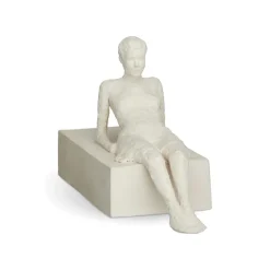 Sculpture avec message Character, The attentive one