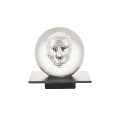 Sculpture en verre BV Headman, Transparent