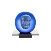 Sculpture en verre BV Headman, Bleu