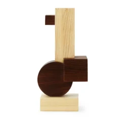 Sculpture Join medium, Frêne carbonisé-ask