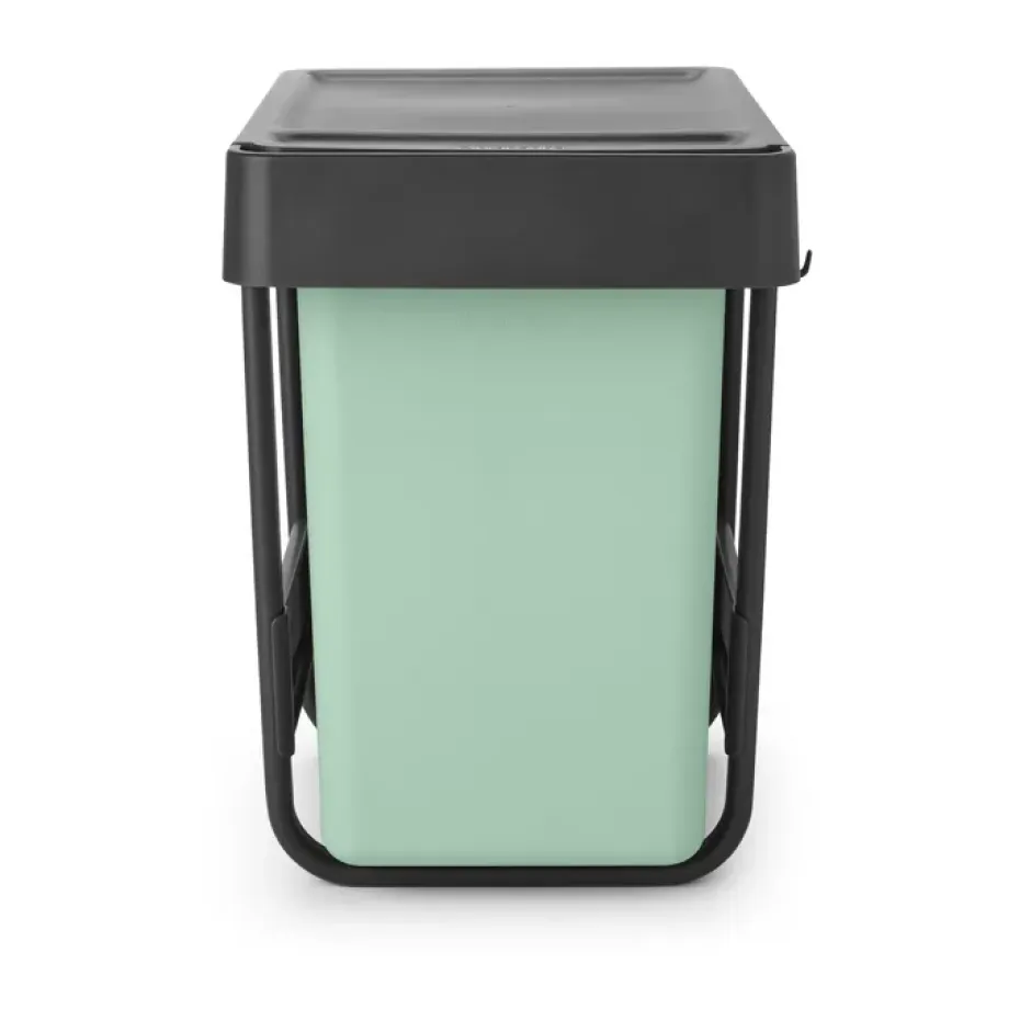 Seaux intégrés Sort&Go, 2x15 L, Gris foncé