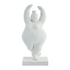 Serafina décoration femme pirouette 28 cm, Blanc