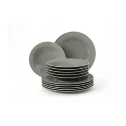 Service de table Beat 12 pièces, Gris perle