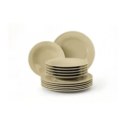 Service de table Beat 12 pièces, Beige sable