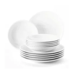 Service de table Compact 12 pièces, Blanc