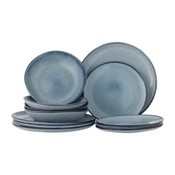 Service de table Sandrine 12 pièces, Bleu