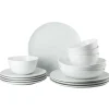 Service de vaisselle Junto blanc, 16 pièces