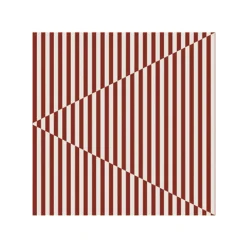 Serviette Broken Lines 33x33 cm 20-pack, Berry-white