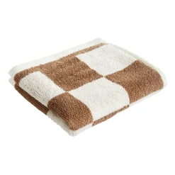 Serviette Check 30x30 cm, Cappuccino