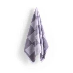 Serviette Check 50x90 cm, Lavender