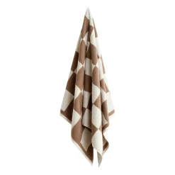 Serviette de bain Check 70x136 cm, Cappuccino