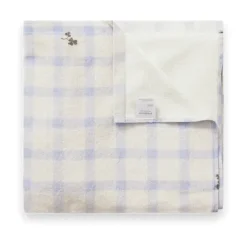 Serviette de bain Gingham Sorrel Blue Terry, 100x150 cm