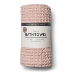 Serviette de bain Humdakin Waffle 70x135 cm, Blush