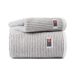 Serviette de bain Icons Original Striped 100x150 cm, White-gray