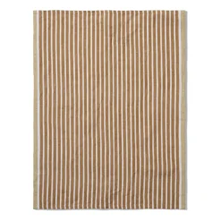 Serviette de cuisine Hale 50x70 cm, Golden brown-silver fern