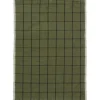 Serviette de cuisine Hale 50x70 cm, Vert-noir