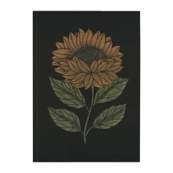 Serviette de cuisine Helia 48x70 cm, Noir-jaune