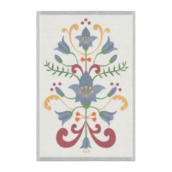 Serviette de cuisine Lindas blåklocka 40x60 cm, Bleu-gris