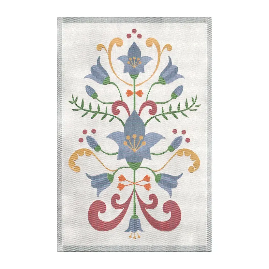 Serviette de cuisine Lindas blåklocka 40x60 cm, Bleu-gris